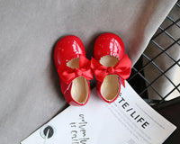 Load image into Gallery viewer, Baby Kid Girls Solid Color Bow Shoes Wholesale 22061327
