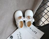Load image into Gallery viewer, Baby Kid Girls Solid Color Bow Shoes Wholesale 22061327
