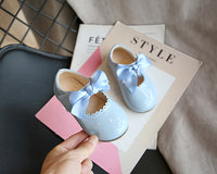 Load image into Gallery viewer, Baby Kid Girls Solid Color Bow Shoes Wholesale 22061327
