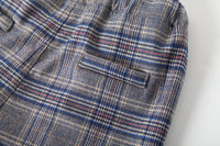 Load image into Gallery viewer, 3 Pieces Set Baby Kid Boys Birthday Party Solid Color Bow Shirts Checked Vests Waistcoats And Pants Wholesale 220613315
