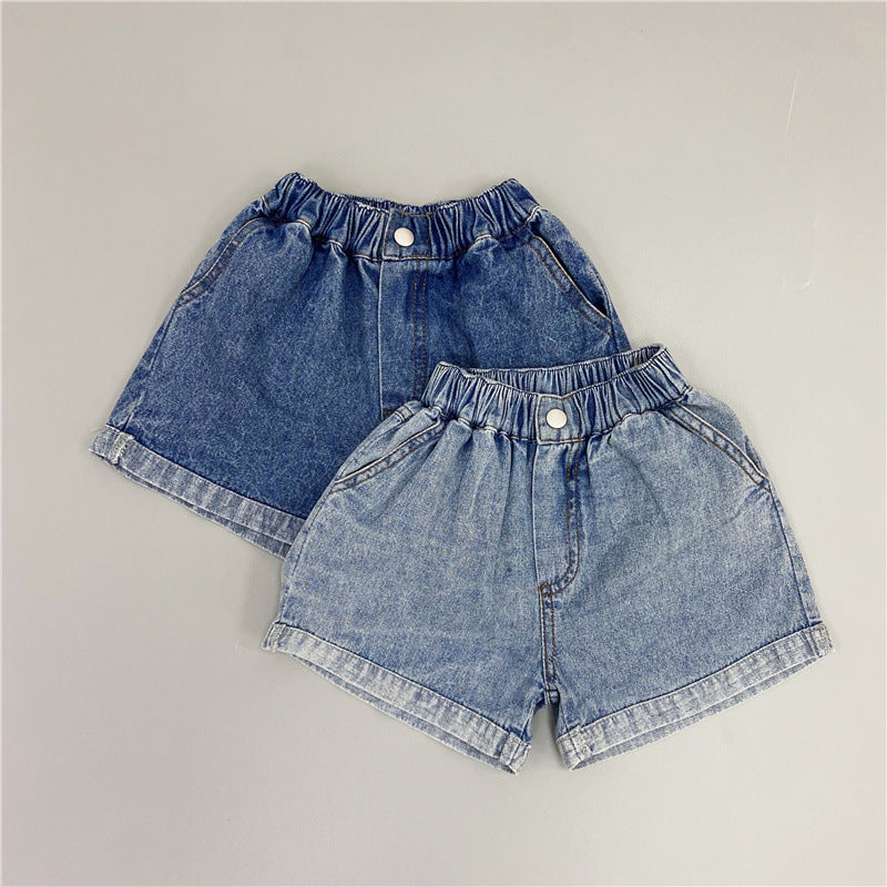 Baby Kid Unisex Solid Color Shorts Wholesale 220613327