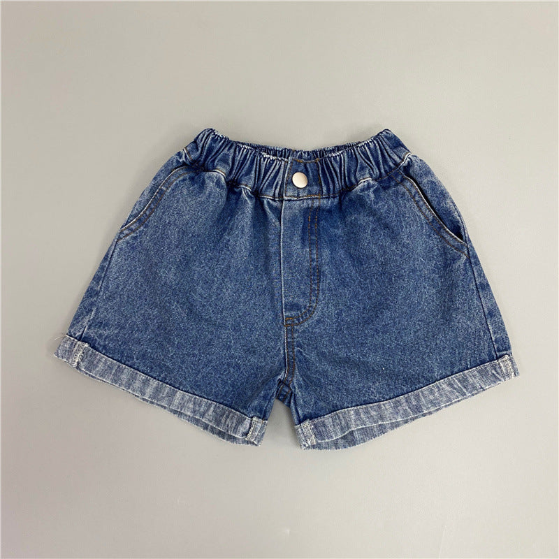 Baby Kid Unisex Solid Color Shorts Wholesale 220613327