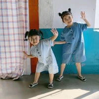 Load image into Gallery viewer, Baby Kid Unisex Solid Color Rompers Wholesale 22061333
