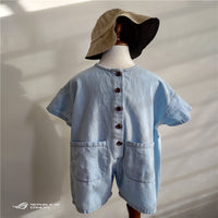 Load image into Gallery viewer, Baby Kid Unisex Solid Color Rompers Wholesale 22061333

