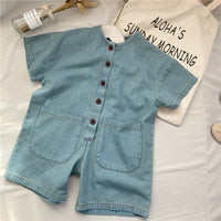 Load image into Gallery viewer, Baby Kid Unisex Solid Color Rompers Wholesale 22061333

