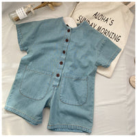 Load image into Gallery viewer, Baby Kid Unisex Solid Color Rompers Wholesale 22061333
