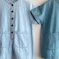 Load image into Gallery viewer, Baby Kid Unisex Solid Color Rompers Wholesale 22061333
