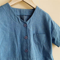 Load image into Gallery viewer, Baby Kid Unisex Solid Color Rompers Wholesale 22061334
