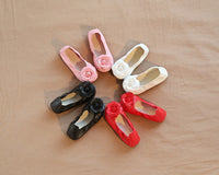 Load image into Gallery viewer, Baby Kid Girls Solid Color Flower Shoes Wholesale 220613397
