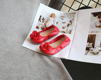 Load image into Gallery viewer, Baby Kid Girls Solid Color Flower Shoes Wholesale 220613397
