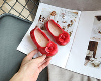 Load image into Gallery viewer, Baby Kid Girls Solid Color Flower Shoes Wholesale 220613397
