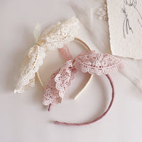Load image into Gallery viewer, Girls Bow Lace Accessories Headwear Wholesale 220613404
