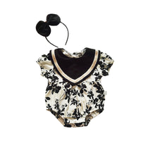 Load image into Gallery viewer, Baby Kid Girls Flower Print Rompers And Dresses Wholesale 220613411
