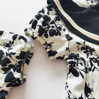 Load image into Gallery viewer, Baby Kid Girls Flower Print Rompers And Dresses Wholesale 220613411
