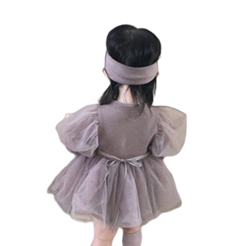 Baby Kid Girls Solid Color Rompers And Dresses Wholesale 220613413
