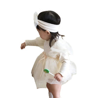 Load image into Gallery viewer, Baby Kid Girls Solid Color Rompers And Dresses Wholesale 220613413

