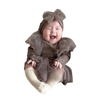 Load image into Gallery viewer, Baby Kid Girls Solid Color Rompers And Dresses Wholesale 220613413
