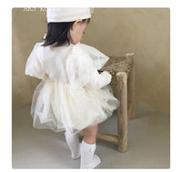 Load image into Gallery viewer, Baby Kid Girls Solid Color Rompers And Dresses Wholesale 220613413
