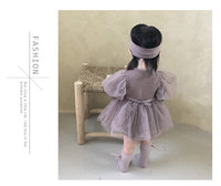 Load image into Gallery viewer, Baby Kid Girls Solid Color Rompers And Dresses Wholesale 220613413
