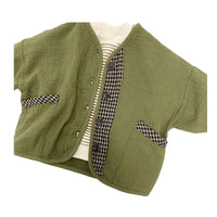Load image into Gallery viewer, Baby Kid Unisex Checked Jackets Outwears Wholesale 220613418
