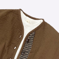 Load image into Gallery viewer, Baby Kid Unisex Checked Jackets Outwears Wholesale 220613418
