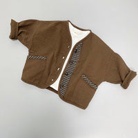Load image into Gallery viewer, Baby Kid Unisex Checked Jackets Outwears Wholesale 220613418
