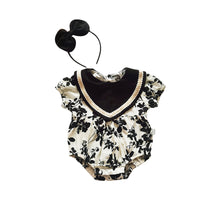 Load image into Gallery viewer, Baby Kid Girls Flower Print Rompers And Dresses Wholesale 220613422
