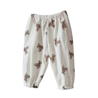 Load image into Gallery viewer, Baby Kid Girls Fruit Animals Expression Print Pants Wholesale 220613435
