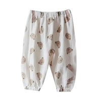 Load image into Gallery viewer, Baby Kid Girls Fruit Animals Expression Print Pants Wholesale 220613435
