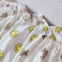 Load image into Gallery viewer, Baby Kid Girls Fruit Animals Expression Print Pants Wholesale 220613435

