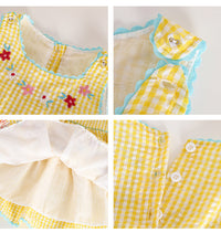 Load image into Gallery viewer, Baby Kid Girls Flower Checked Animals Embroidered Dresses Wholesale 220613444
