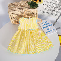 Load image into Gallery viewer, Baby Kid Girls Flower Checked Animals Embroidered Dresses Wholesale 220613444
