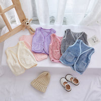Load image into Gallery viewer, Baby Kid Unisex Solid Color Vests&amp;Waistcoats Wholesale 22061348
