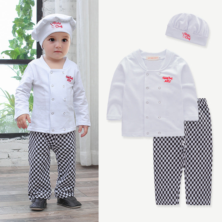 2 Pieces Set Baby Kid Unisex Letters Jackets Outwears Hats And Checked Pants Wholesale 22061604