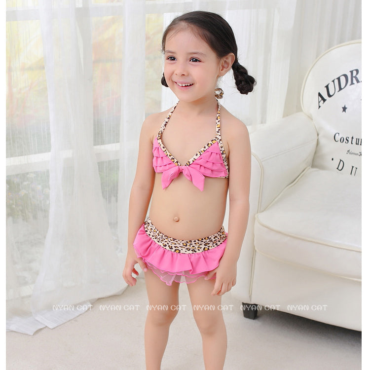 Baby Kid Girls Dinosaur Bow Beach Swimwears Wholesale 22061605