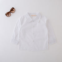 Load image into Gallery viewer, 5 Pieces Set Baby Kid Boys Solid Color Shirts And Vests Waistcoats And Print Pants And Scarves And Hats Wholesale 220616101
