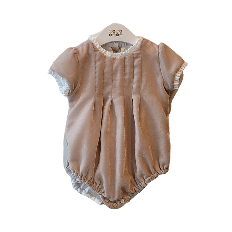 Baby Girls Solid Color Rompers Wholesale 220616208