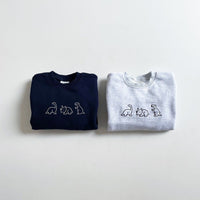 Load image into Gallery viewer, Baby Unisex Dinosaur Cartoon Embroidered Hoodies Swearshirts Wholesale 220616312
