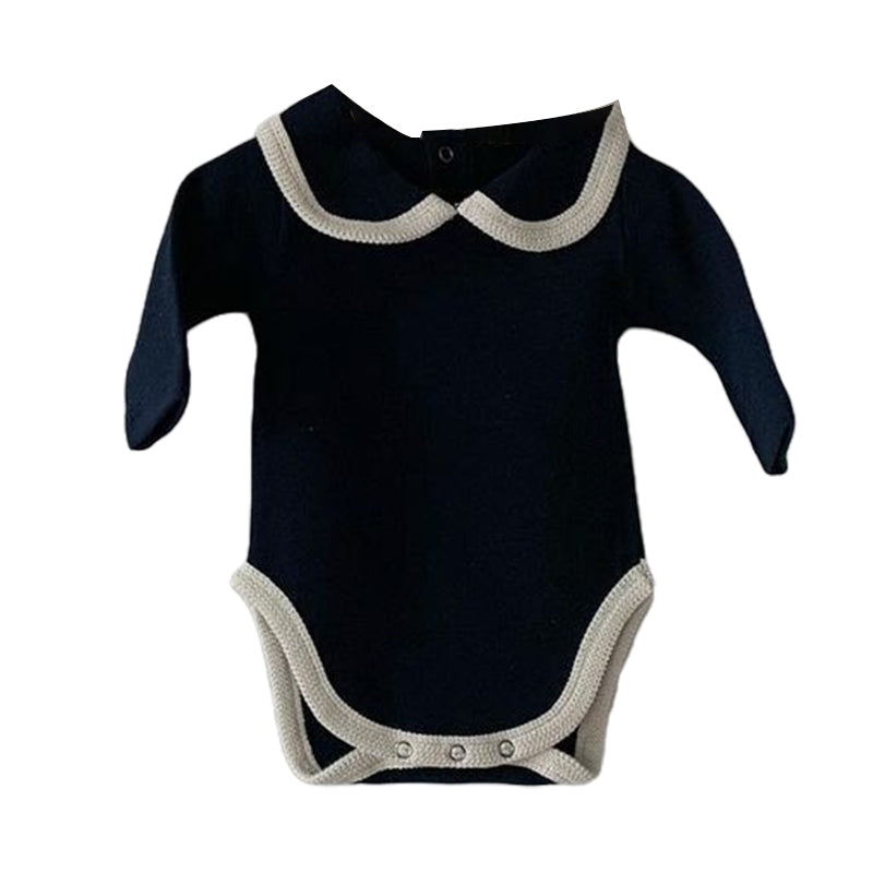 Baby Girls Color-blocking Rompers Wholesale 220616315