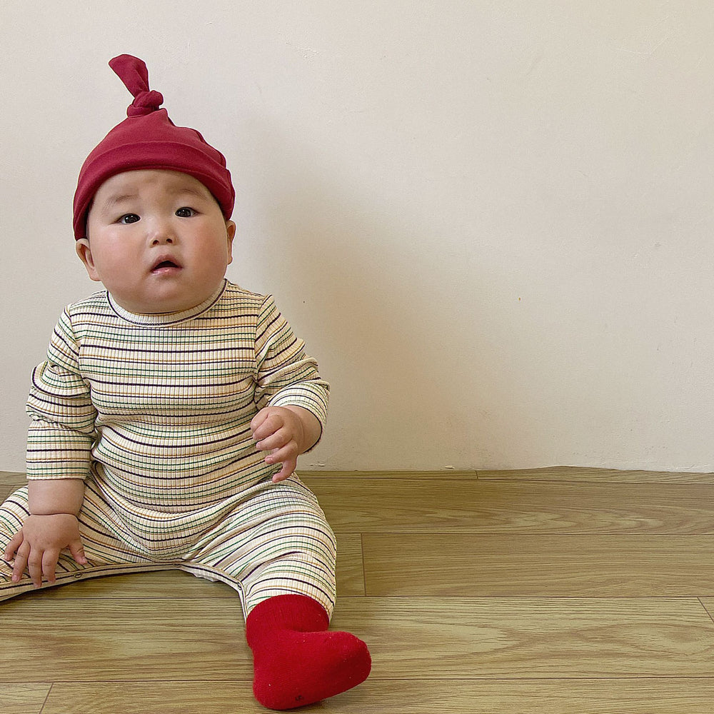 Baby Unisex Striped Jumpsuits Wholesale 220616365