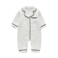Load image into Gallery viewer, Baby Unisex Striped Cartoon Print Jumpsuits Sleepwears Wholesale 220620104

