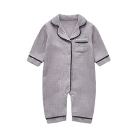 Load image into Gallery viewer, Baby Unisex Striped Cartoon Print Jumpsuits Sleepwears Wholesale 220620104
