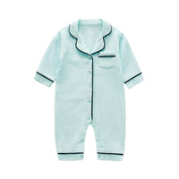 Load image into Gallery viewer, Baby Unisex Striped Cartoon Print Jumpsuits Sleepwears Wholesale 220620104
