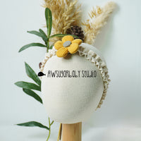 Load image into Gallery viewer, Girls Color-blocking Flower Embroidered Accessories Headwear Wholesale 220620130
