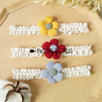 Load image into Gallery viewer, Girls Color-blocking Flower Embroidered Accessories Headwear Wholesale 220620130
