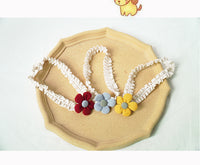 Load image into Gallery viewer, Girls Color-blocking Flower Embroidered Accessories Headwear Wholesale 220620130
