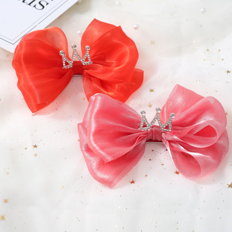 Girls Solid Color Bow Accessories Headwear Wholesale 220620164