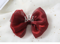 Load image into Gallery viewer, Girls Solid Color Bow Accessories Headwear Wholesale 220620164
