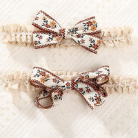 Load image into Gallery viewer, Girls Flower Bow Lace Embroidered Accessories Headwear Wholesale 220620177
