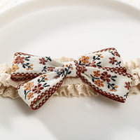 Load image into Gallery viewer, Girls Flower Bow Lace Embroidered Accessories Headwear Wholesale 220620177
